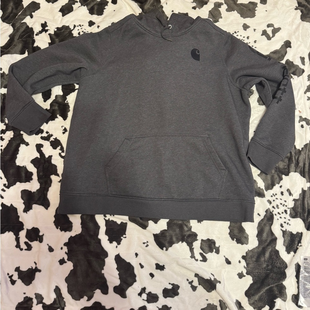 Carhartt Men's Gray Hoodie Sweater